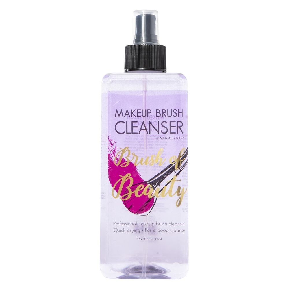 Makeup Brush Cleaner Spray Bottle My Beauty Spot  17.2 oz NEW Beauty Gift Glam